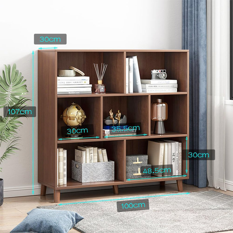 Low cube bookcase discount